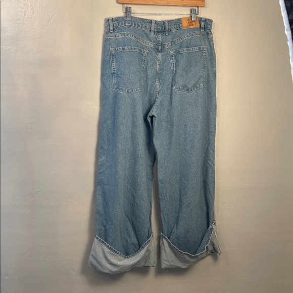 Free People Final Countdown Cuffed Low Rise Jeans We The Free to the Wire  31 - Picture 6 of 11